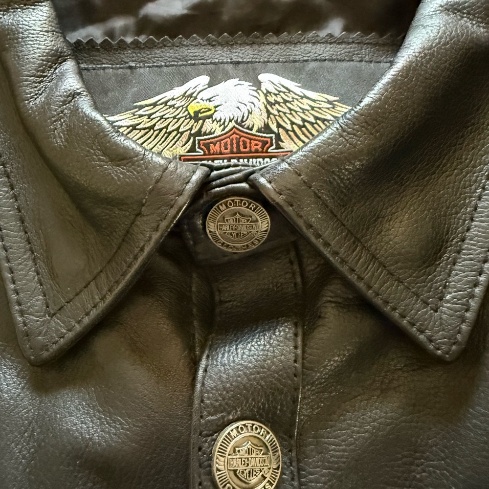 Harley-Davidson Black Leather Jacket - Picture 12 of 15